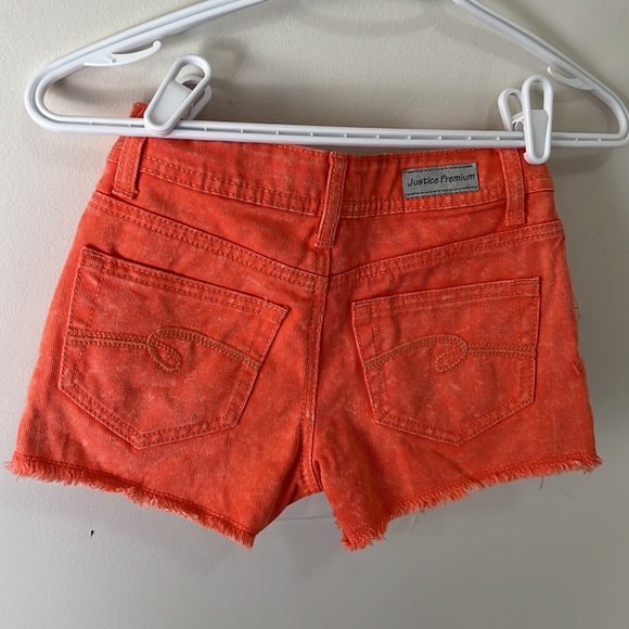 Justice Kids Girls Jeans Shorts Size 10 - Picture 8 of 11